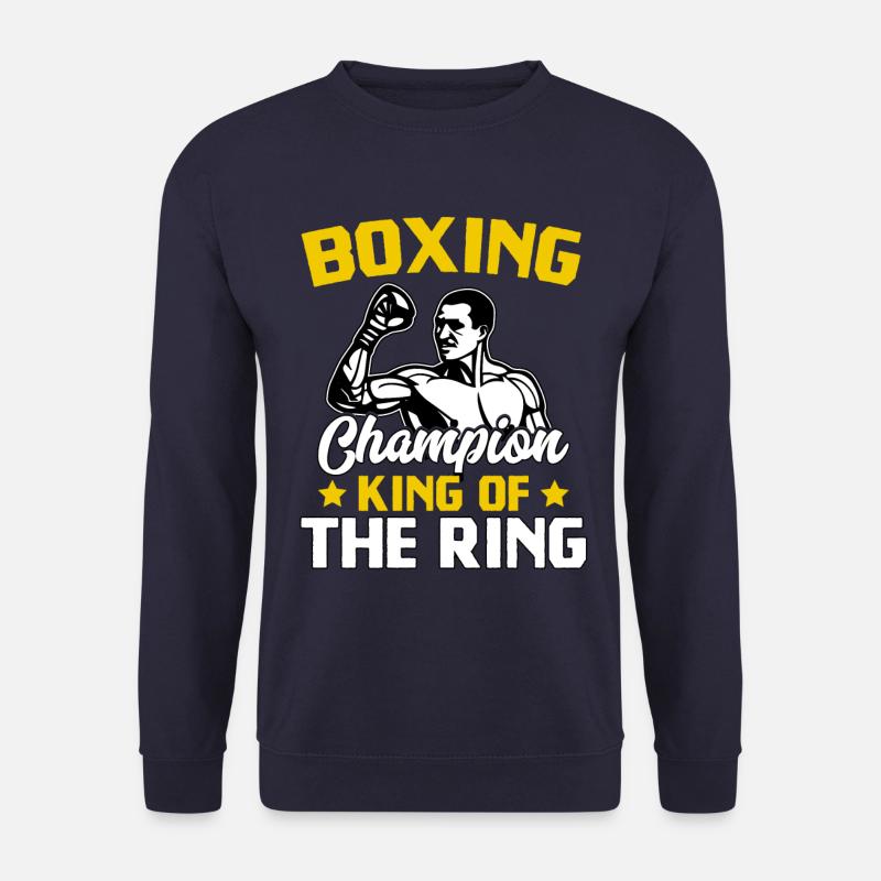 Box-Champion König des Rings - Unisex Pullover - Navy