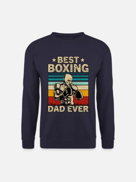 Meilleur père boxeur de tous les temps - Sweat-shirt Unisexe - marine
