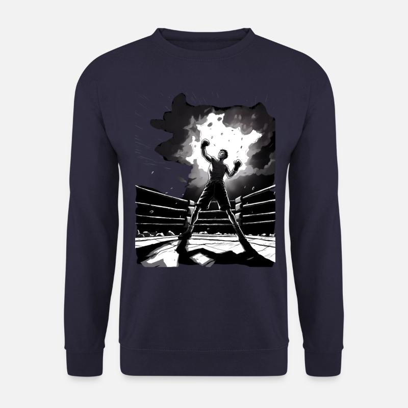Boxe - Sweat-shirt Unisexe - marine