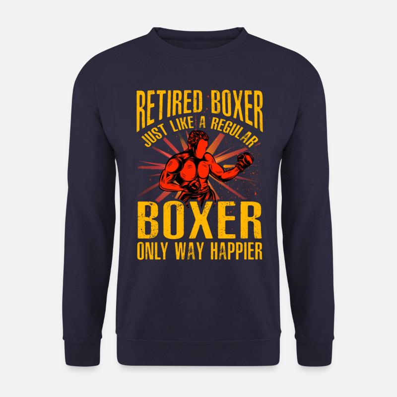 Retired Boxer - Unisex Sweatshirt - navy