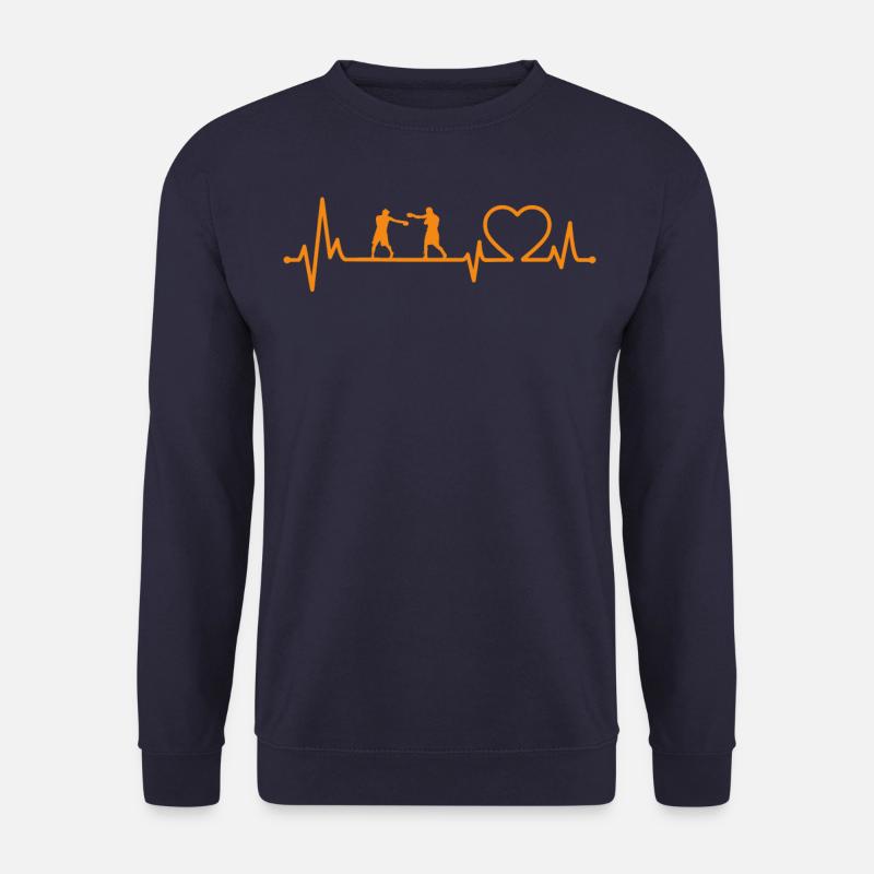 Boxen Herzschlag - Unisex Pullover - Navy
