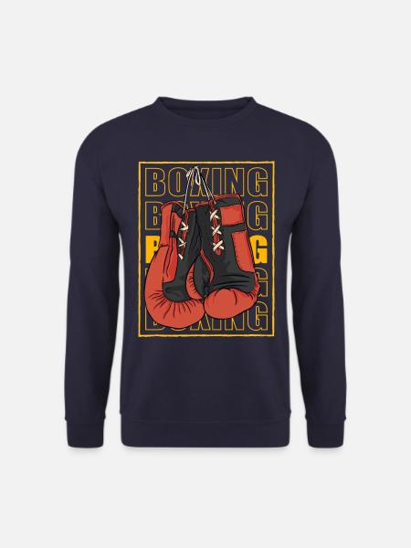Boxe - Sweat-shirt Unisexe - marine