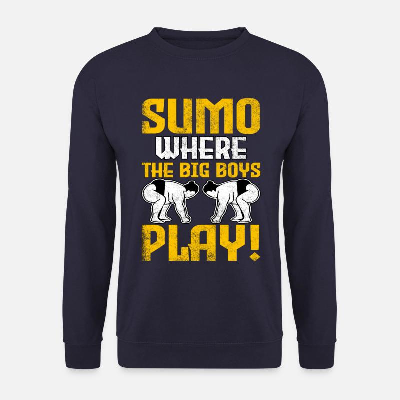 Sumo où jouent les grands ! - Sweat-shirt Unisexe - marine