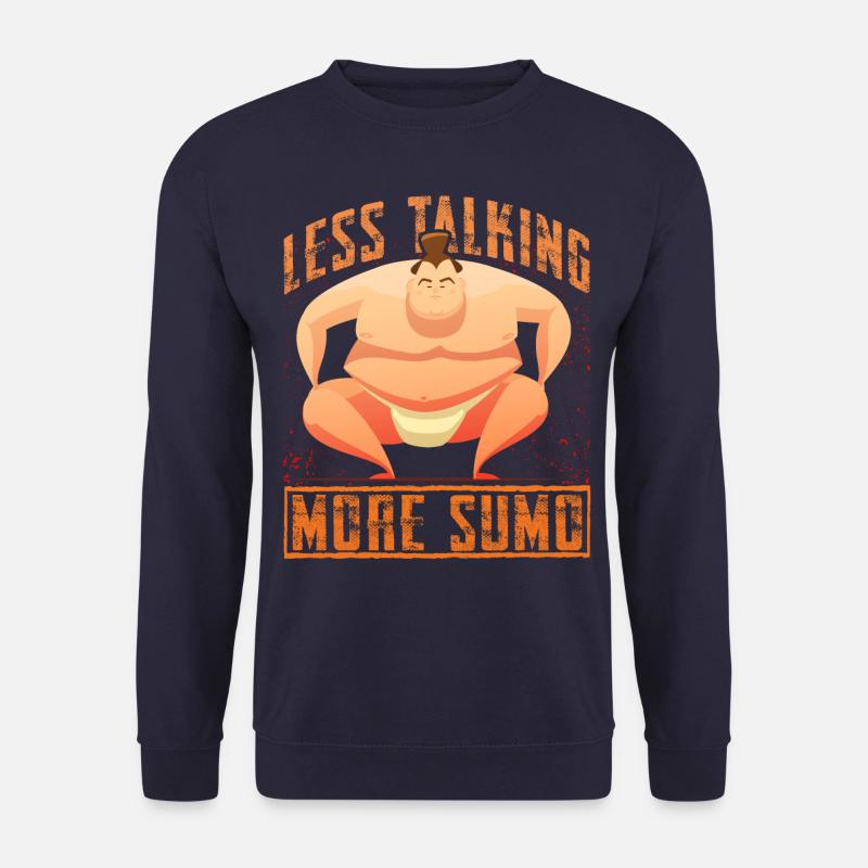 Less talking more Sumo - Unisex Sweatshirt - navy