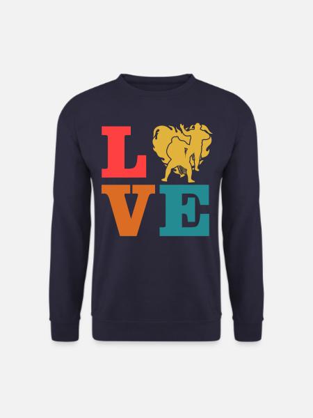 Wrestling Love - Unisex Sweatshirt - navy