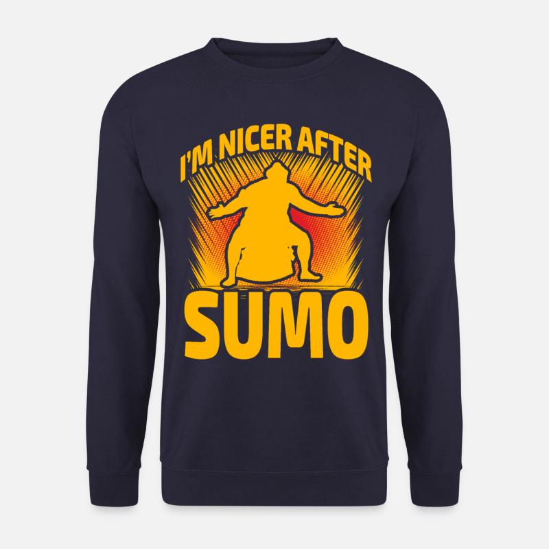 I'm nicer after Sumo - Unisex Sweatshirt - navy