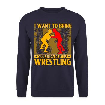 Je veux apporter quelque chose de nouveau à la lutte - Sweat-shirt Unisexe - marine - Devant - Alina (178cm) & Michal (187cm)