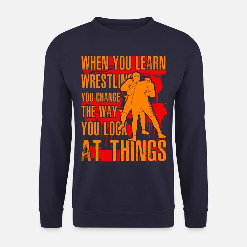 Wrestling Lustiger Spruch - Unisex Pullover - Navy