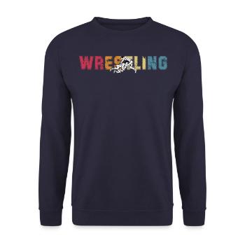 Lutte - Sweat-shirt Unisexe - marine - Devant - Alina (178cm) & Michal (187cm)
