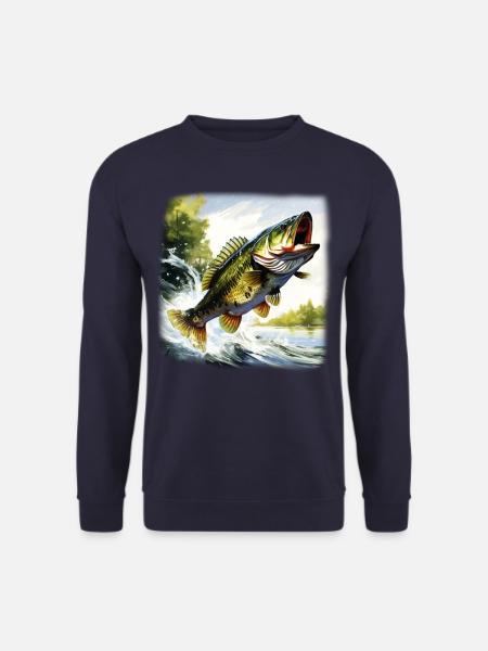 Bass Fish - Unisex Sweatshirt - navy