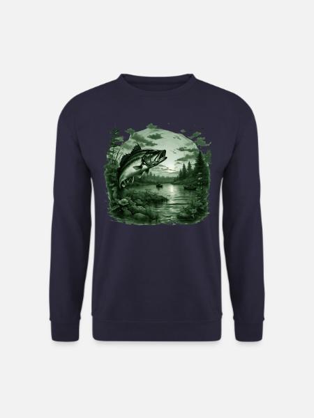 Bass Fish - Unisex Sweatshirt - navy