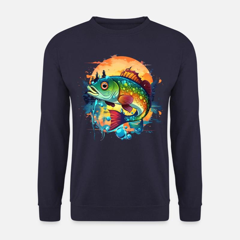 Barsch-Fisch - Unisex Pullover - Navy