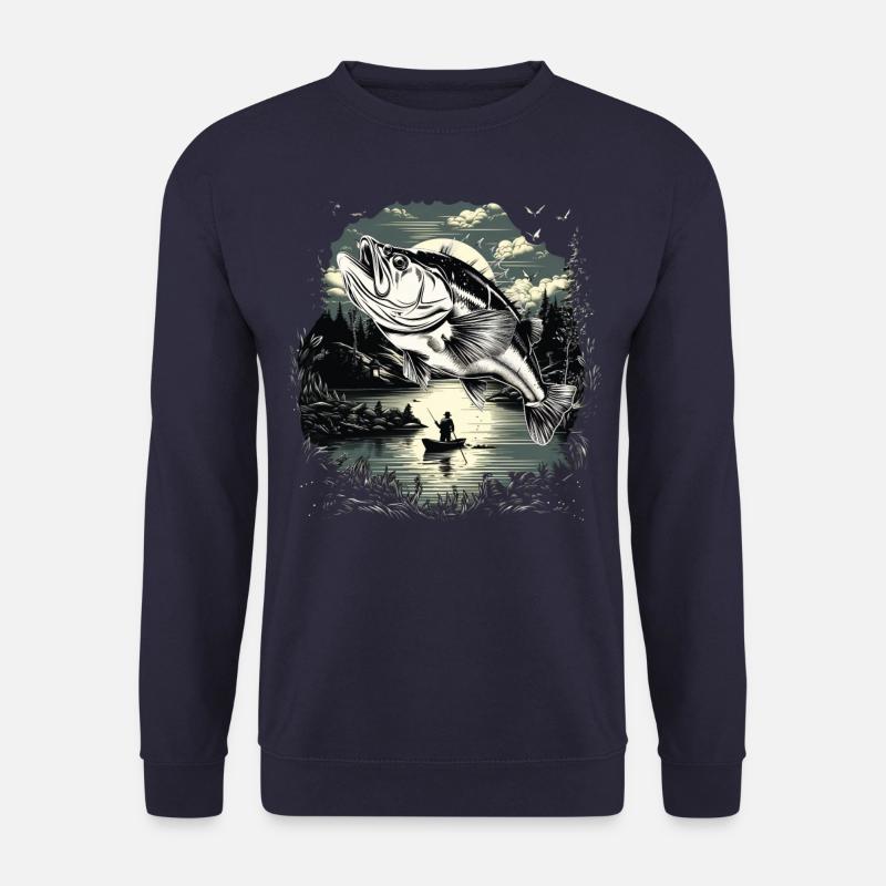 Poisson bar - Sweat-shirt Unisexe - marine