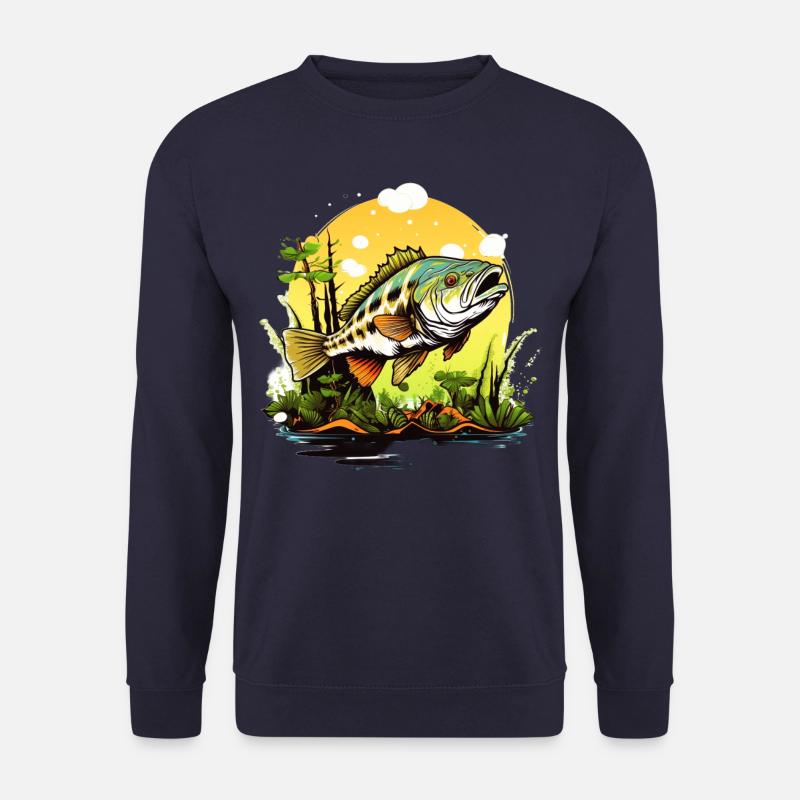 Barsch-Fisch - Unisex Pullover - Navy
