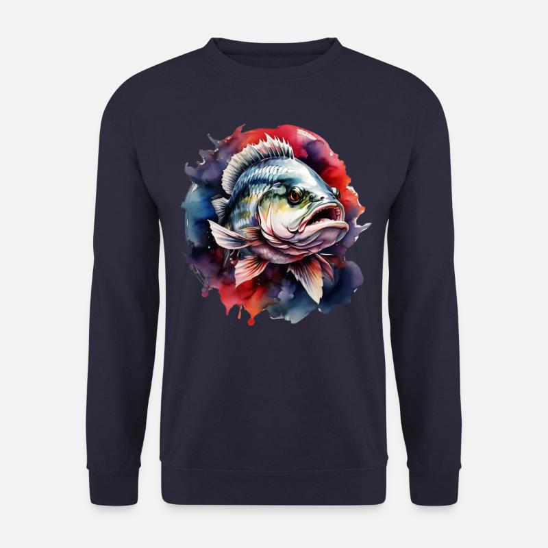 Barsch-Fisch - Unisex Pullover - Navy