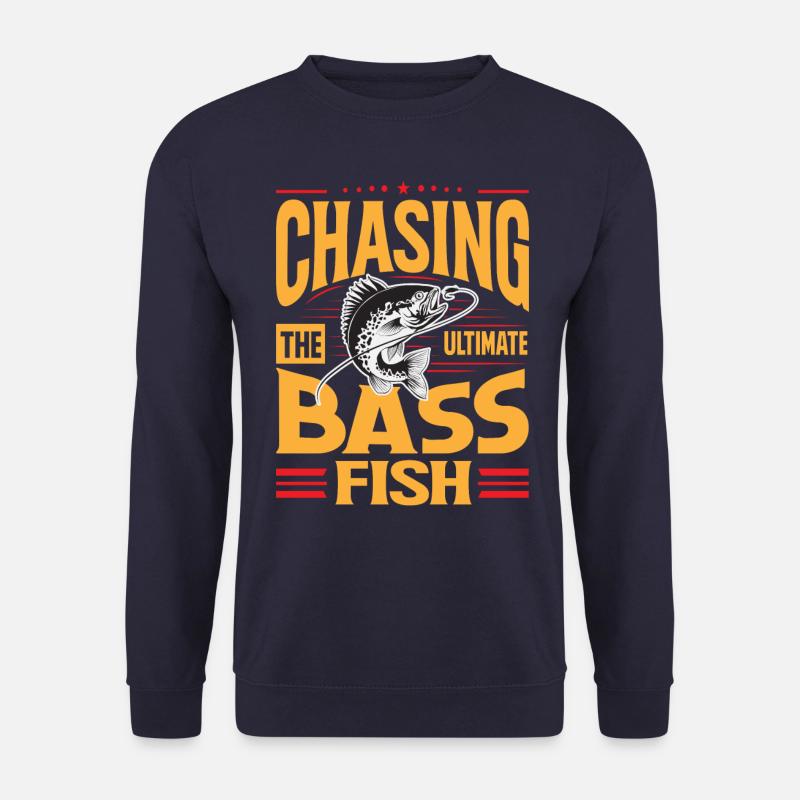 Chasing the ultimate Bass Fish - Unisex Sweatshirt - navy