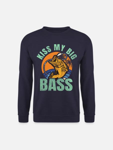 Kiss my Big Bass - Unisex Sweatshirt - navy