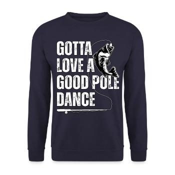 Il faut aimer une bonne pole dance - Sweat-shirt Unisexe - marine - Devant - Alina (178cm) & Michal (187cm)