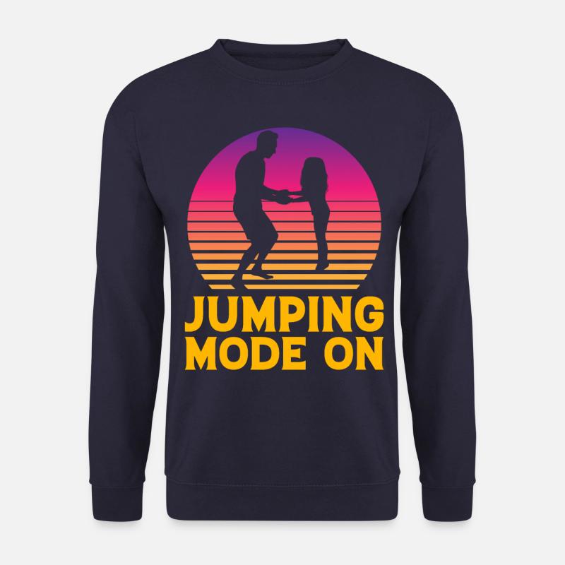 Mode Saut activé - Sweat-shirt Unisexe - marine