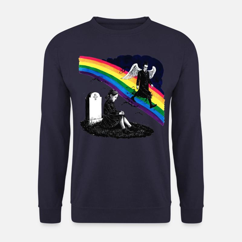 Tochter Papa Trauerengel - Unisex Pullover - Navy