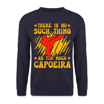 Il n’y a pas trop de Capoeira - Sweat-shirt Unisexe - marine - Devant - Alina (178cm) & Michal (187cm)