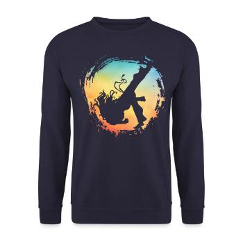 Capoeira - Sweat-shirt Unisexe - marine - Devant - Alina (178cm) & Michal (187cm)