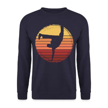 Capoeira - Unisex Pullover - Navy - Vorne - Alina (178cm) & Michal (187cm)