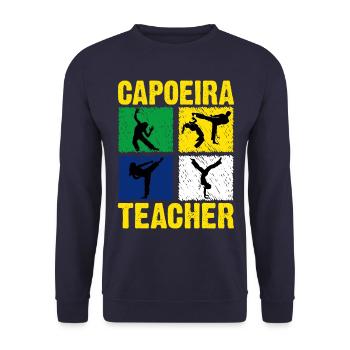 Capoeira-Lehrerin - Unisex Pullover - Navy - Vorne - Alina (178cm) & Michal (187cm)
