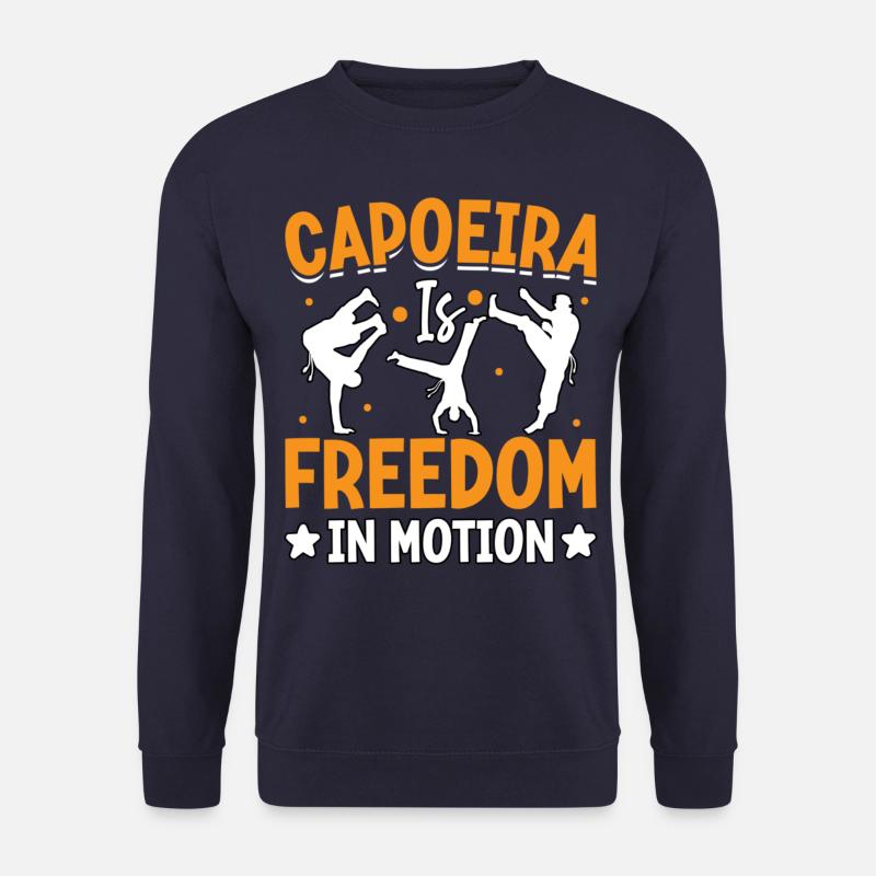 Capoeira is freedom in motion - Unisex Sweatshirt - navy