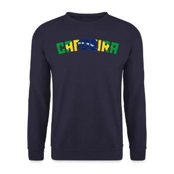 Capoeira - Unisex Sweatshirt - navy - Front - Alina (178cm) & Michal (187cm)