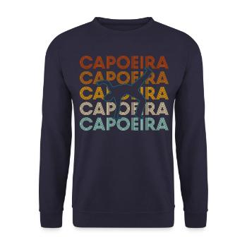 Capoeira - Unisex Pullover - Navy - Vorne - Alina (178cm) & Michal (187cm)
