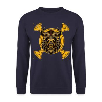Viking - Sweat-shirt Unisexe - marine - Devant - Alina (178cm) & Michal (187cm)