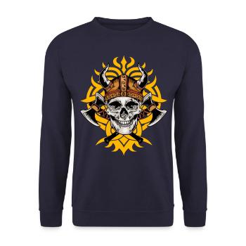 Viking - Sweat-shirt Unisexe - marine - Devant - Alina (178cm) & Michal (187cm)