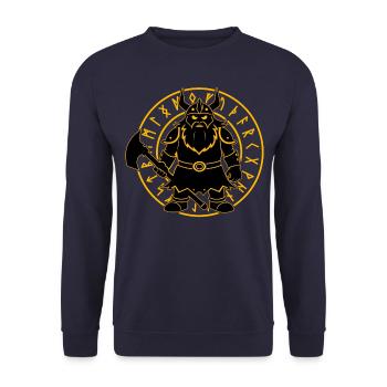 Viking - Sweat-shirt Unisexe - marine - Devant - Alina (178cm) & Michal (187cm)