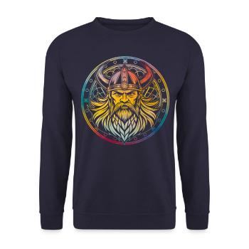 Viking - Sweat-shirt Unisexe - marine - Devant - Alina (178cm) & Michal (187cm)