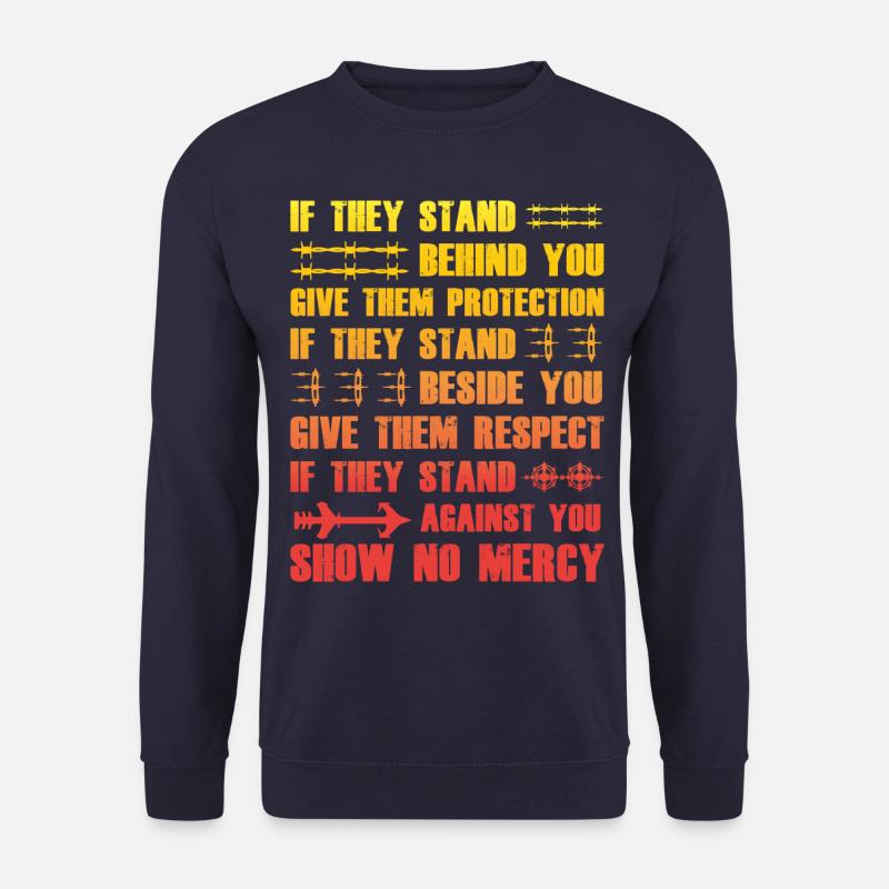 Wikinger-Sprichwort - Unisex Pullover - Navy