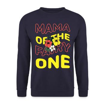 Maman de la fée Une - Sweat-shirt Unisexe - marine - Devant - Alina (178cm) & Michal (187cm)