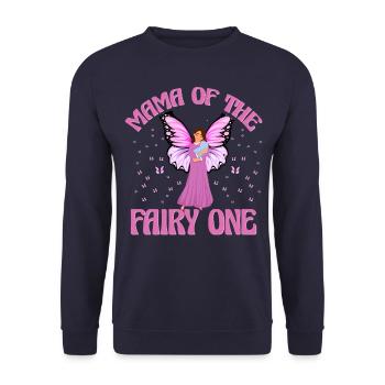 Maman de la fée Une - Sweat-shirt Unisexe - marine - Devant - Alina (178cm) & Michal (187cm)