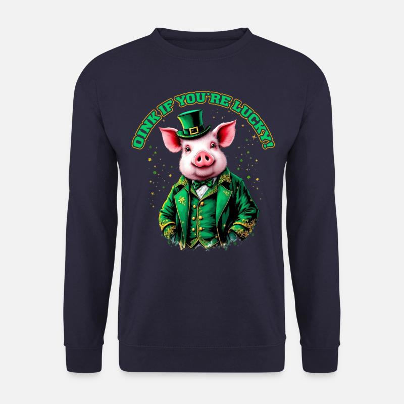 Oink, du hast Glück - Unisex Pullover - Navy