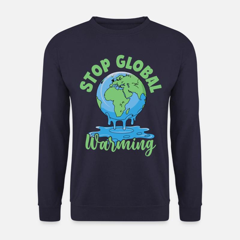 Stop Global Warming - Unisex Sweatshirt - navy