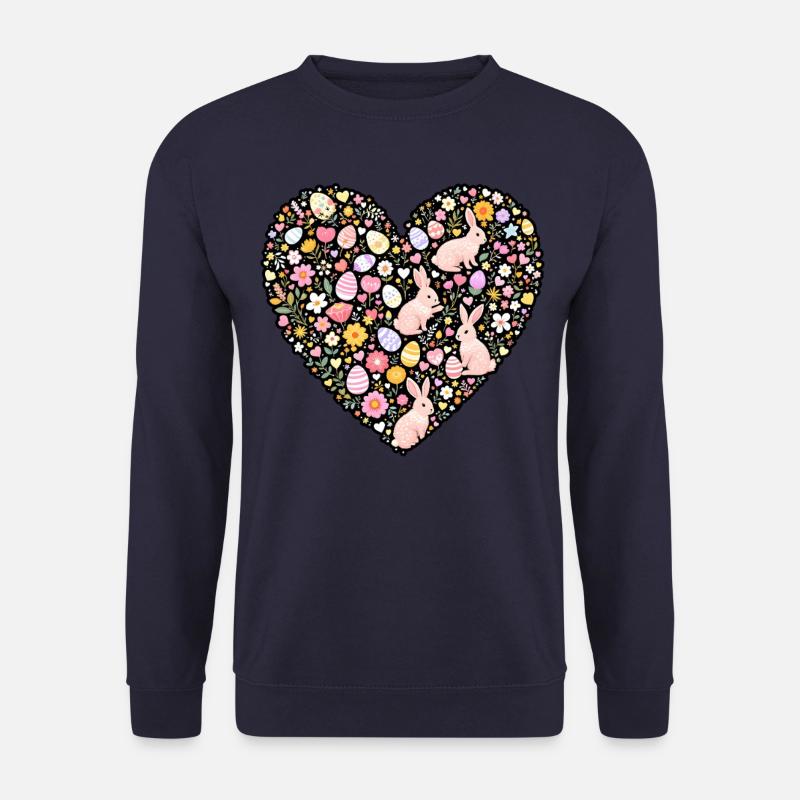 Osterherz - Unisex Pullover - Navy