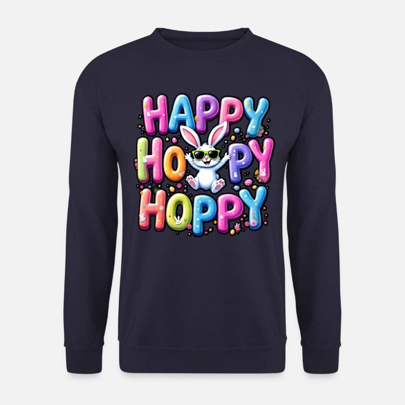 Happy Hoppy Hoppy - Unisex Pullover - Navy