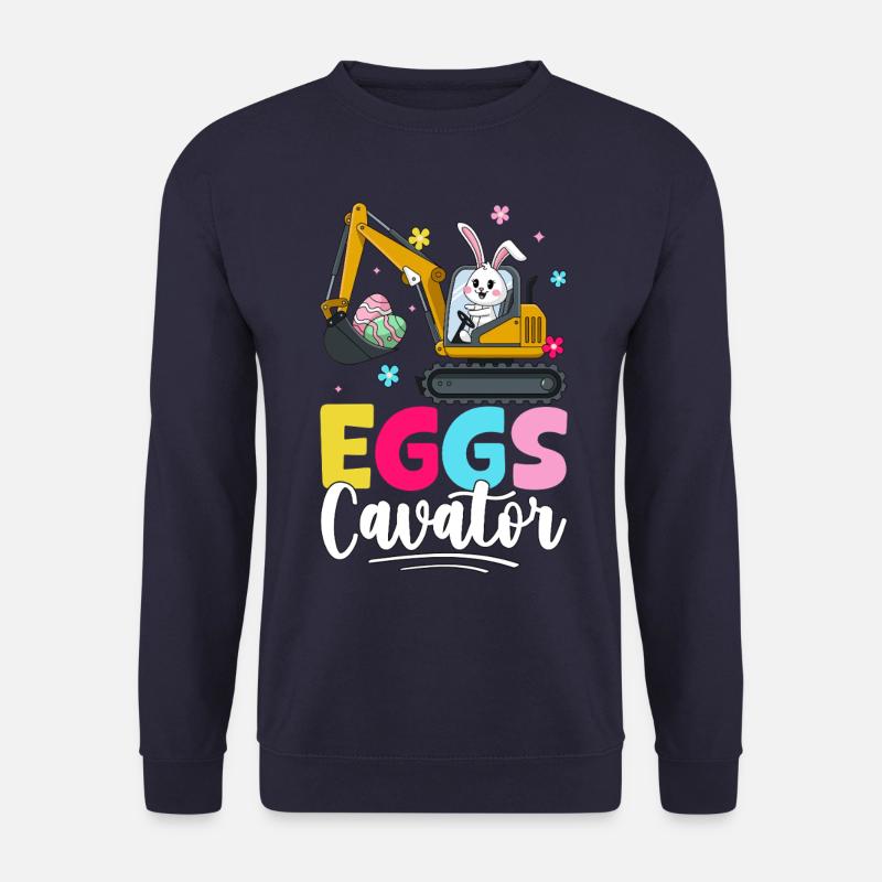 Eggs Cavator - Unisex Sweatshirt - navy