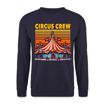 Équipe de cirque - Sweat-shirt Unisexe - marine - Devant - Alina (178cm) & Michal (187cm)