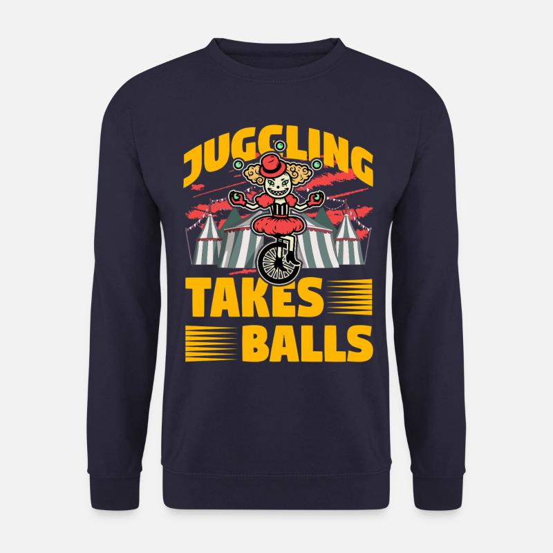 Jonglieren braucht Bälle - Unisex Pullover - Navy