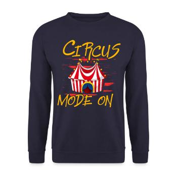 Mode cirque activé - Sweat-shirt Unisexe - marine - Devant - Alina (178cm) & Michal (187cm)
