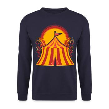 Cirque - Sweat-shirt Unisexe - marine - Devant - Alina (178cm) & Michal (187cm)