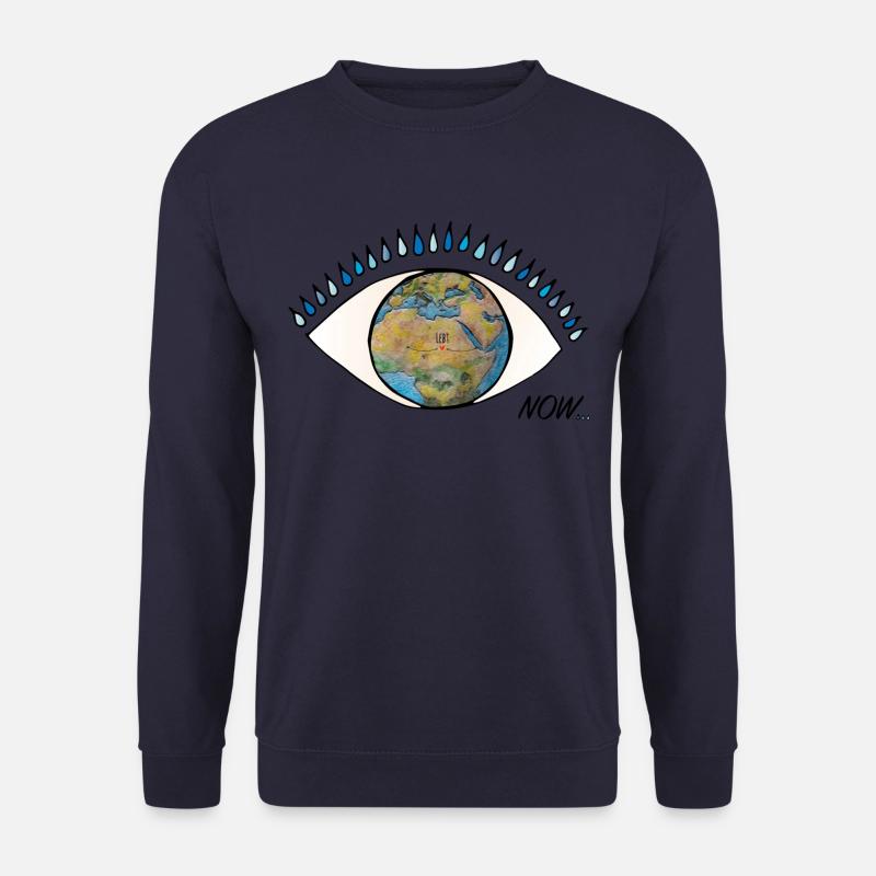 NOW... "schau" auf die Erde! - Unisex Pullover - Navy