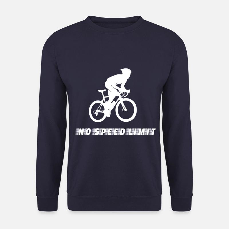Rennrad No Speed Limit - Tirol Alpen Ausfahrt - Unisex Pullover - Navy