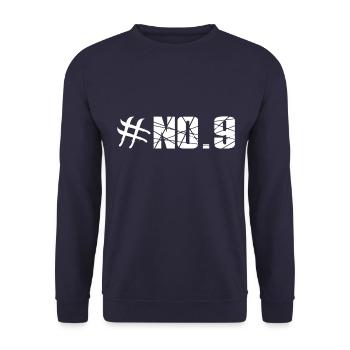 Messer Rule No 9 Messer Sammler - Unisex Pullover - Navy - Vorne - Alina (178cm) & Michal (187cm)